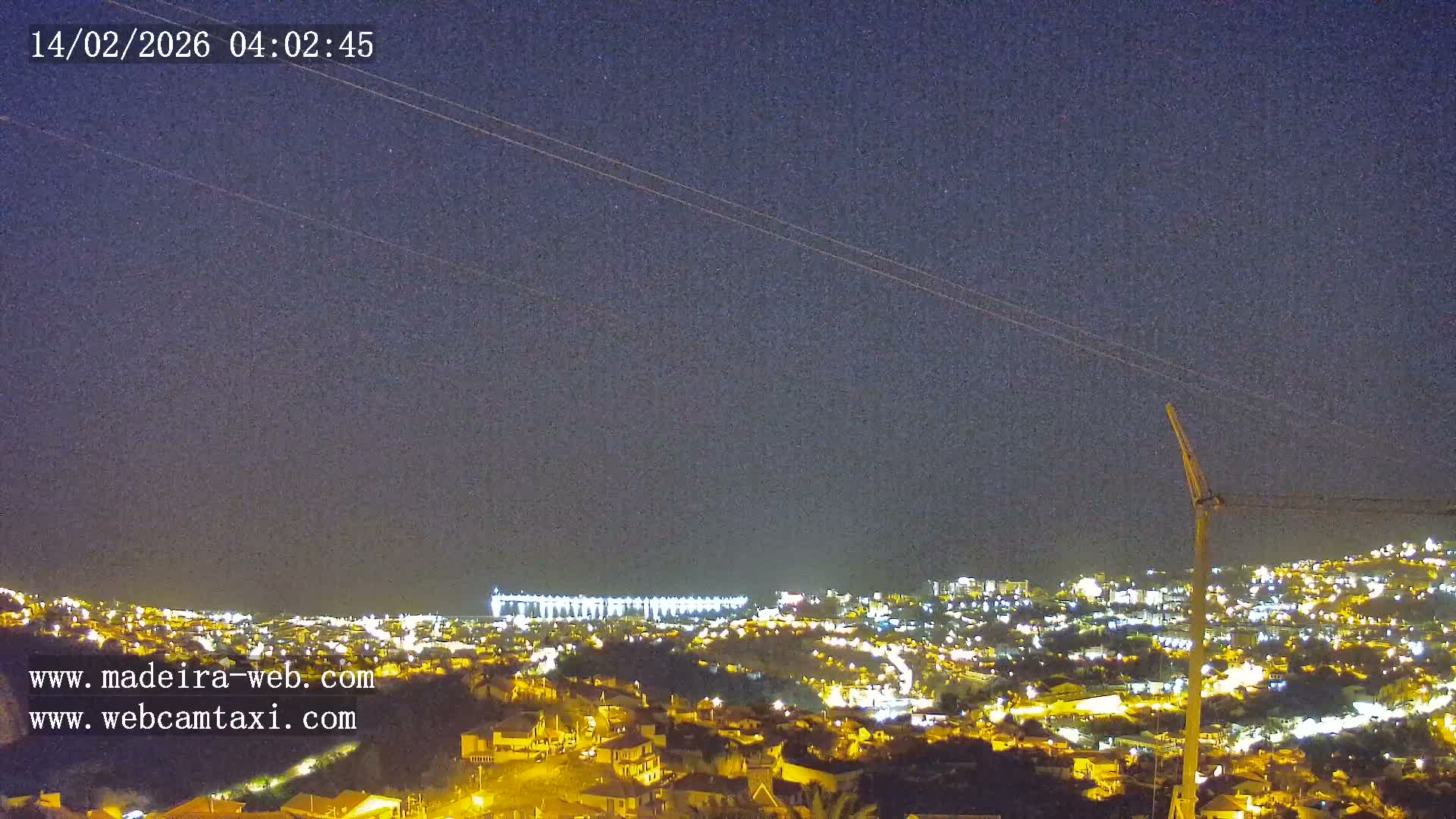Funchal City  Skyline Live Cam from Sao Roque - Funchal, Madeira, Portugal