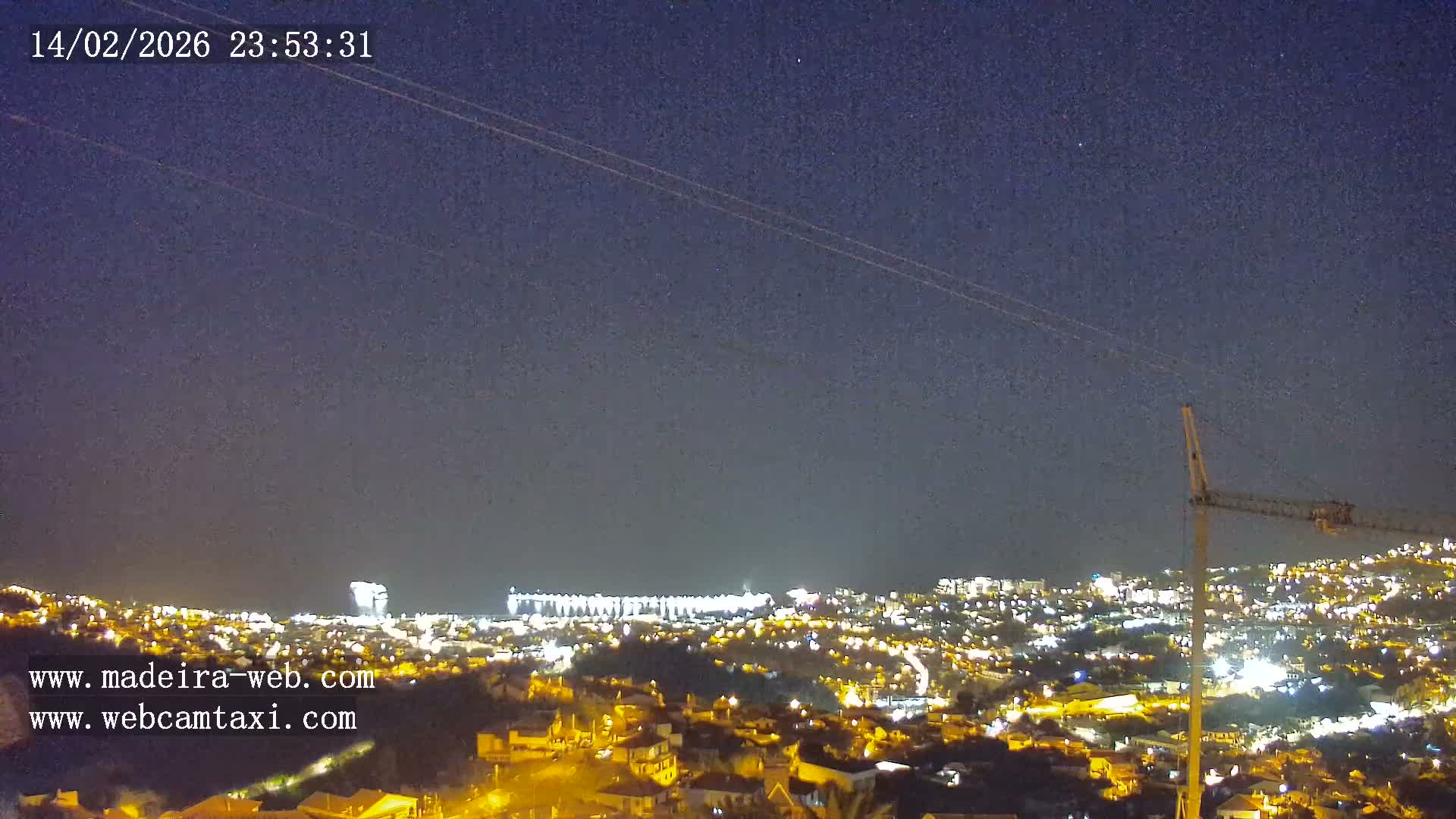 Funchal City  Skyline Live Cam from Sao Roque - Funchal, Madeira, Portugal