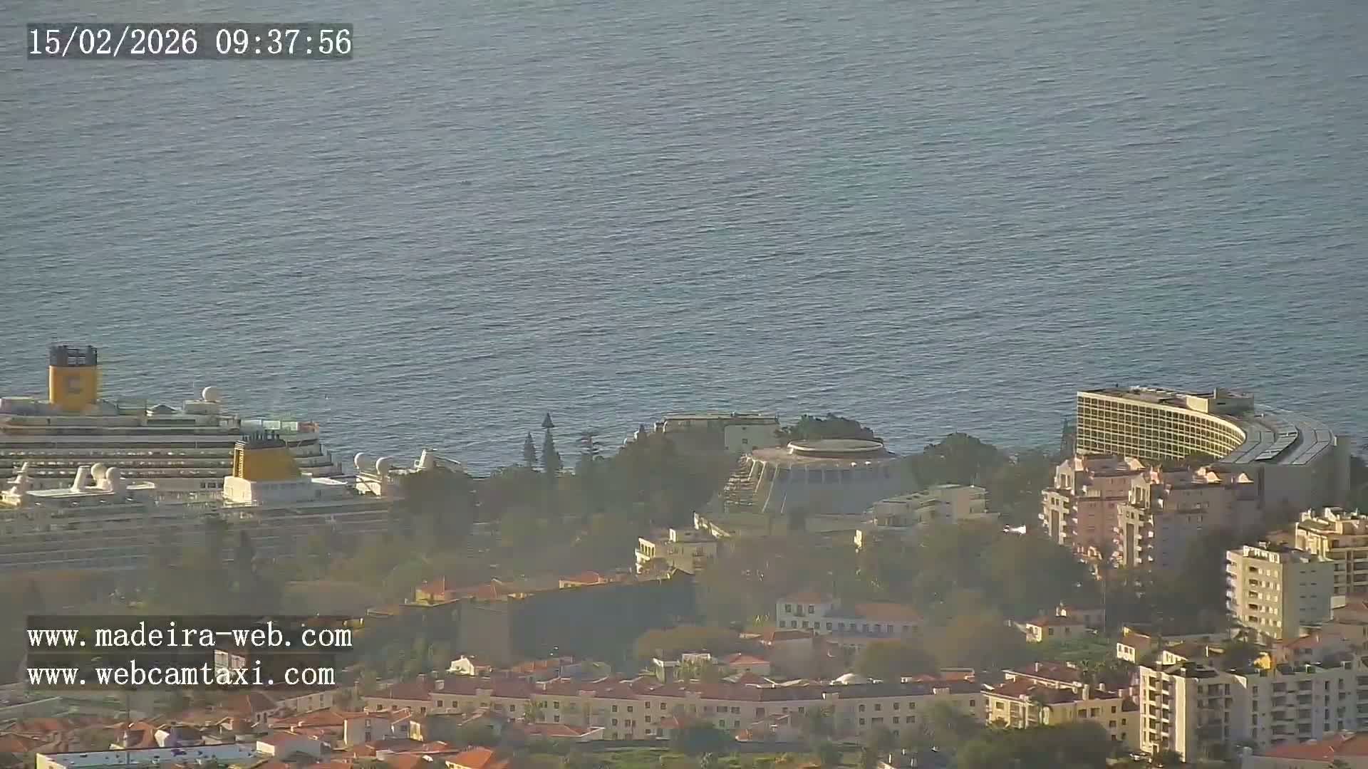 Funchal City  Skyline Live Cam from Sao Roque - Funchal, Madeira, Portugal