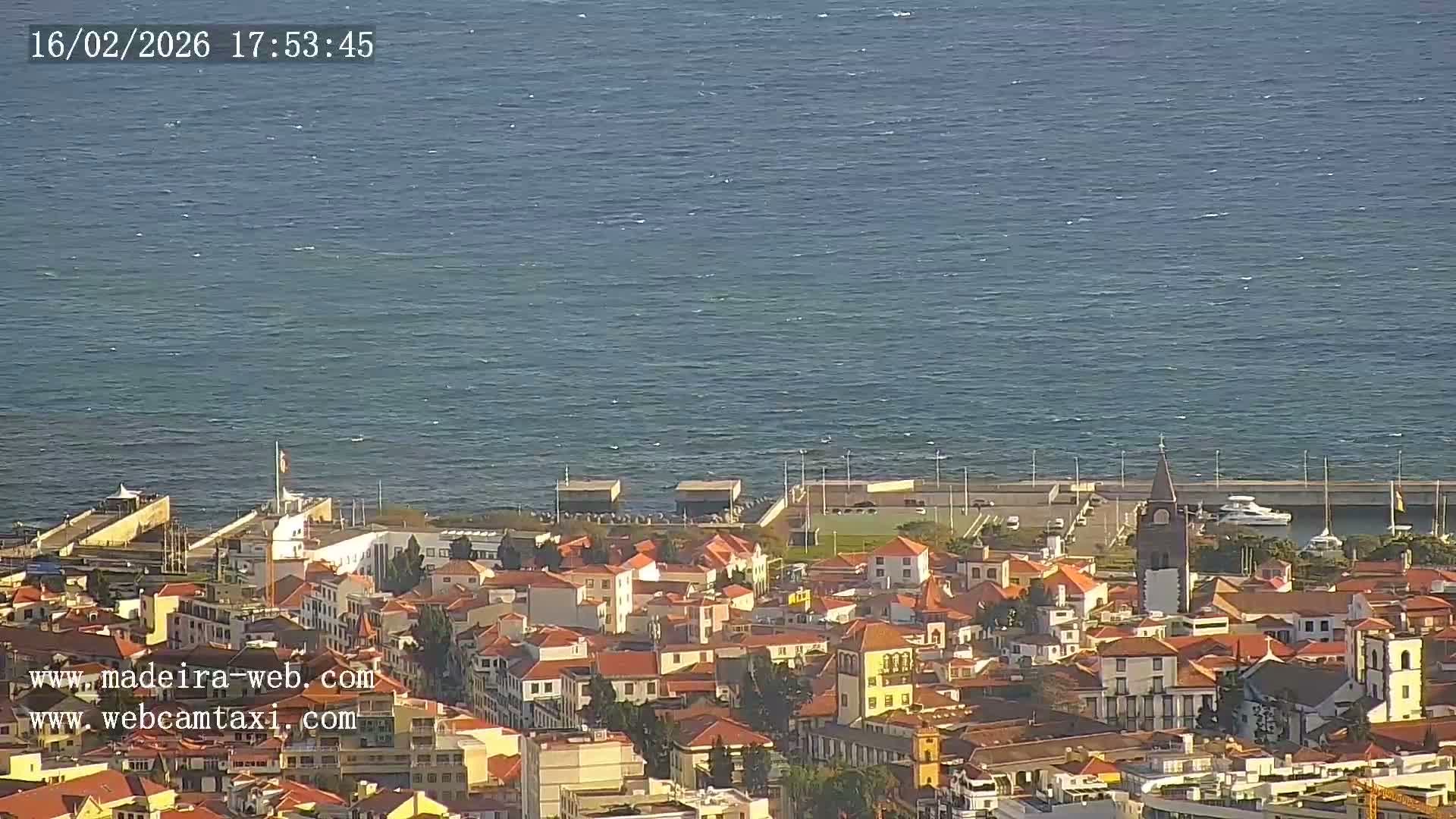 Funchal City  Skyline Live Cam from Sao Roque - Funchal, Madeira, Portugal