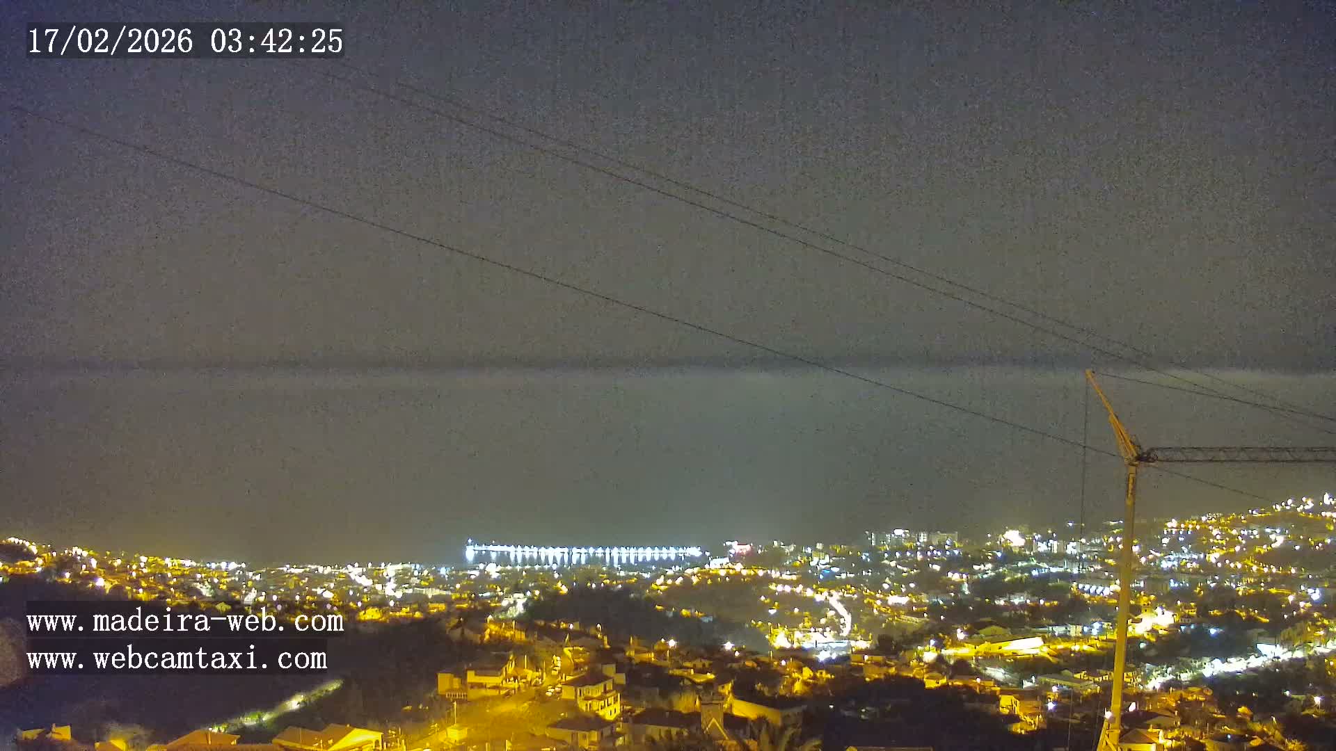 Funchal City  Skyline Live Cam from Sao Roque - Funchal, Madeira, Portugal