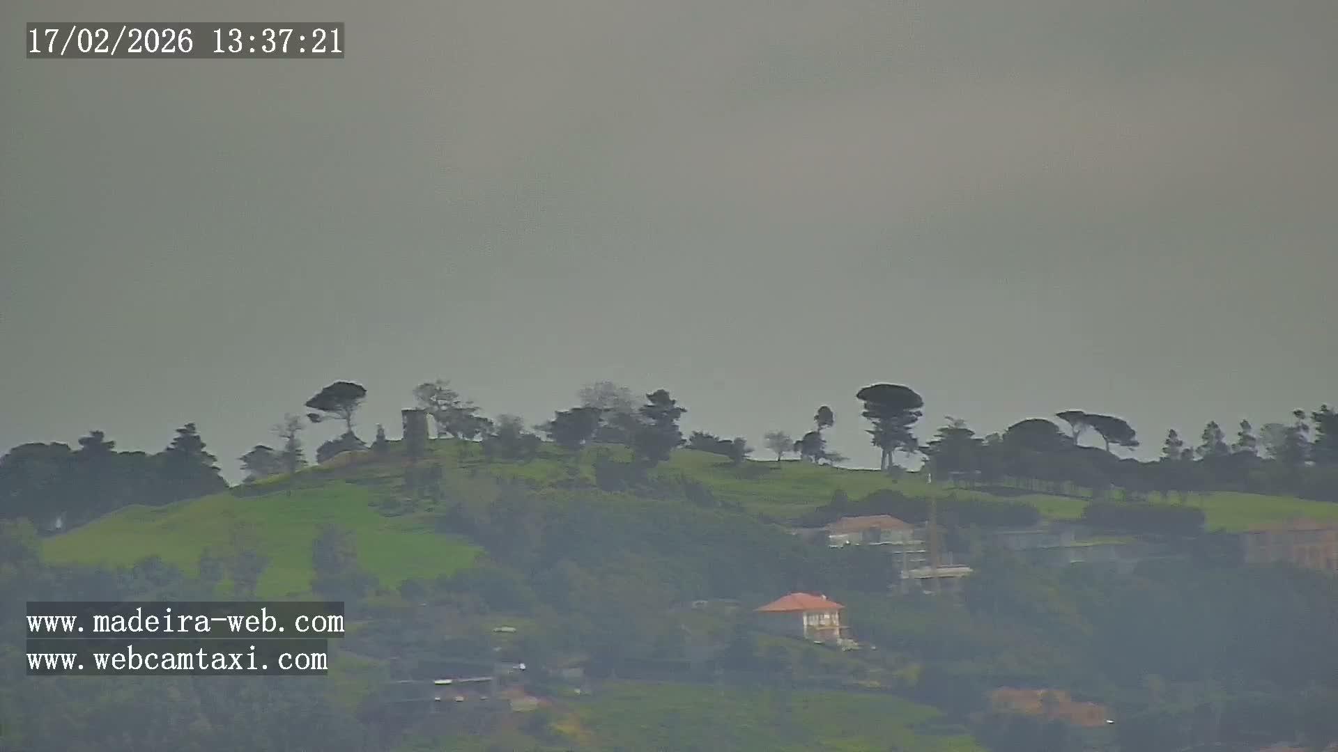 Funchal City  Skyline Live Cam from Sao Roque - Funchal, Madeira, Portugal