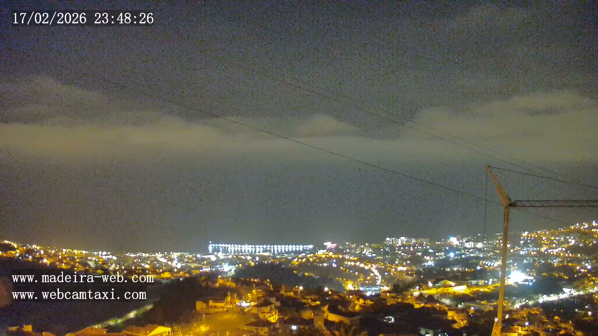 Funchal City  Skyline Live Cam from Sao Roque - Funchal, Madeira, Portugal