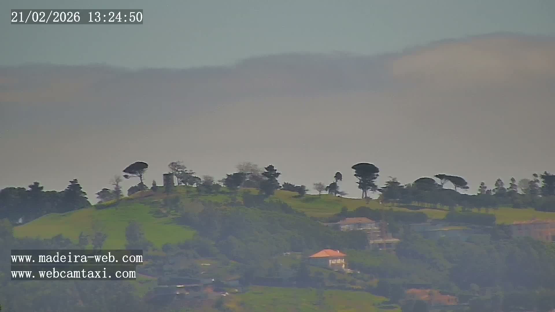 Funchal City  Skyline Live Cam from Sao Roque - Funchal, Madeira, Portugal