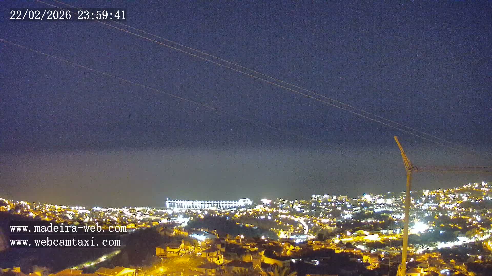 Funchal City  Skyline Live Cam from Sao Roque - Funchal, Madeira, Portugal
