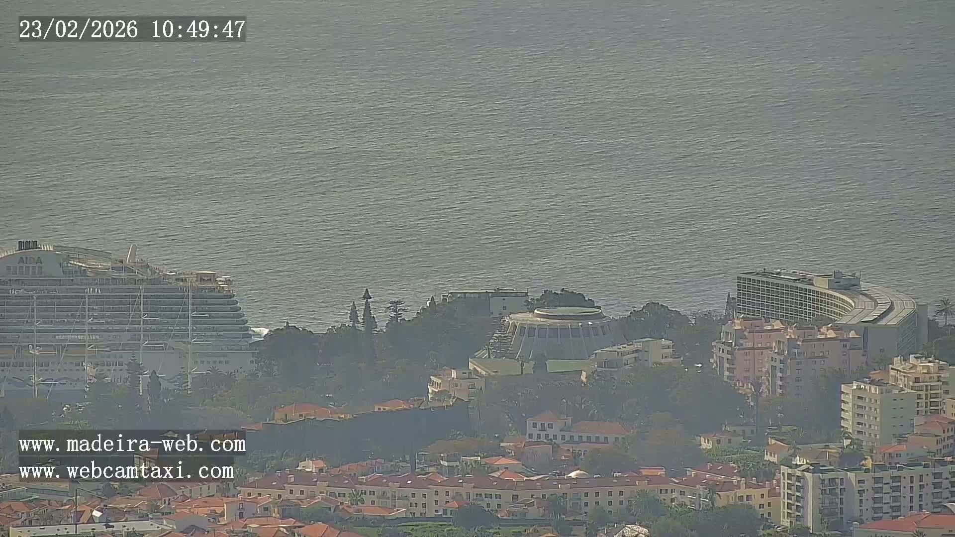 Funchal City  Skyline Live Cam from Sao Roque - Funchal, Madeira, Portugal