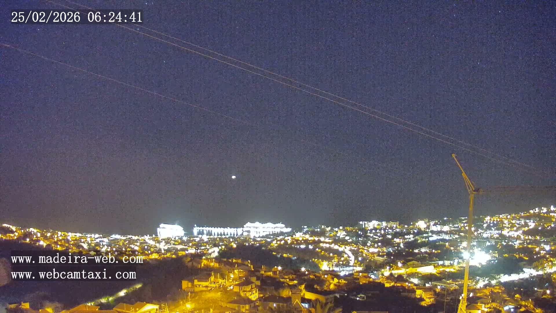 Funchal City  Skyline Live Cam from Sao Roque - Funchal, Madeira, Portugal
