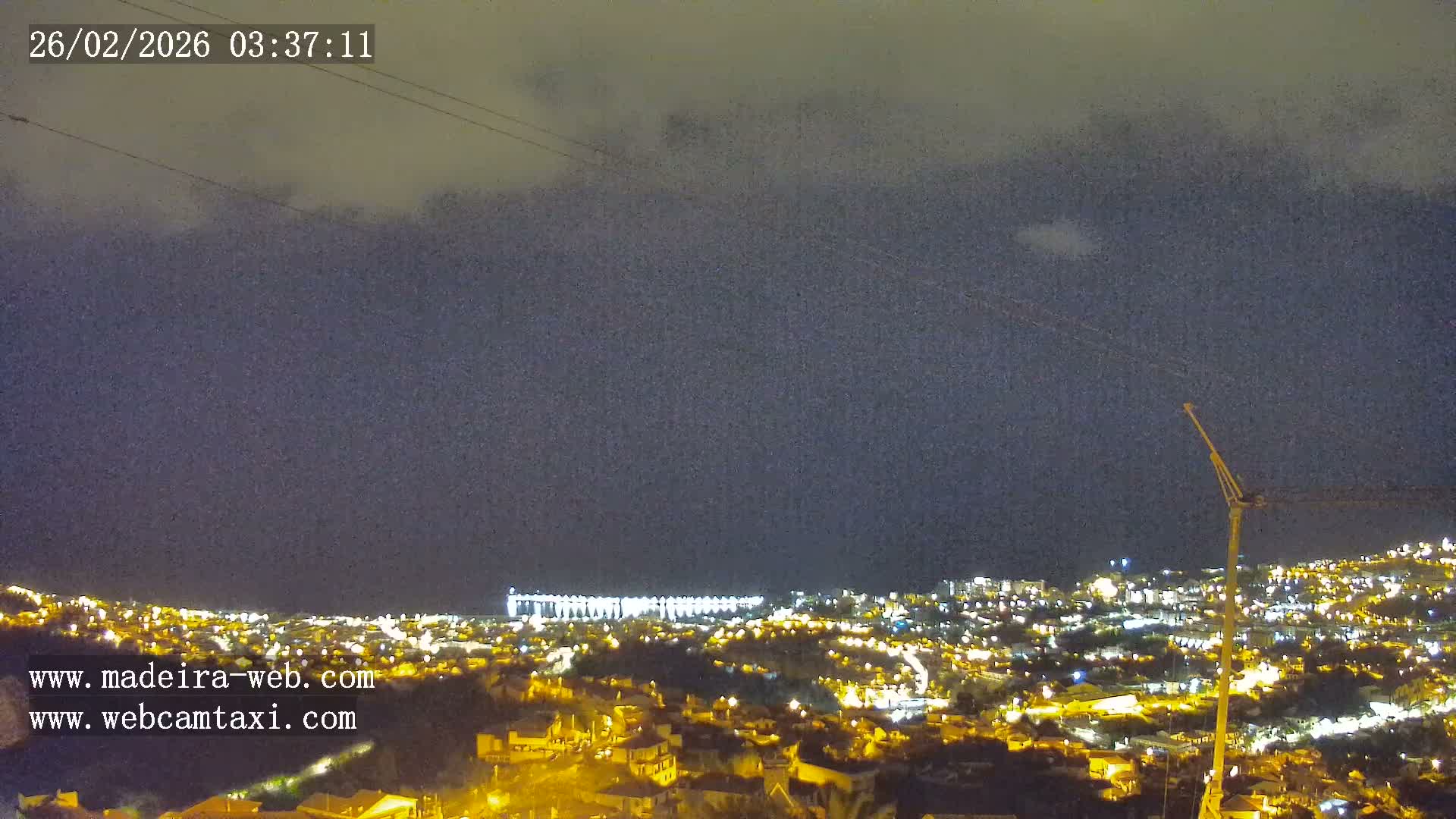 Funchal City  Skyline Live Cam from Sao Roque - Funchal, Madeira, Portugal