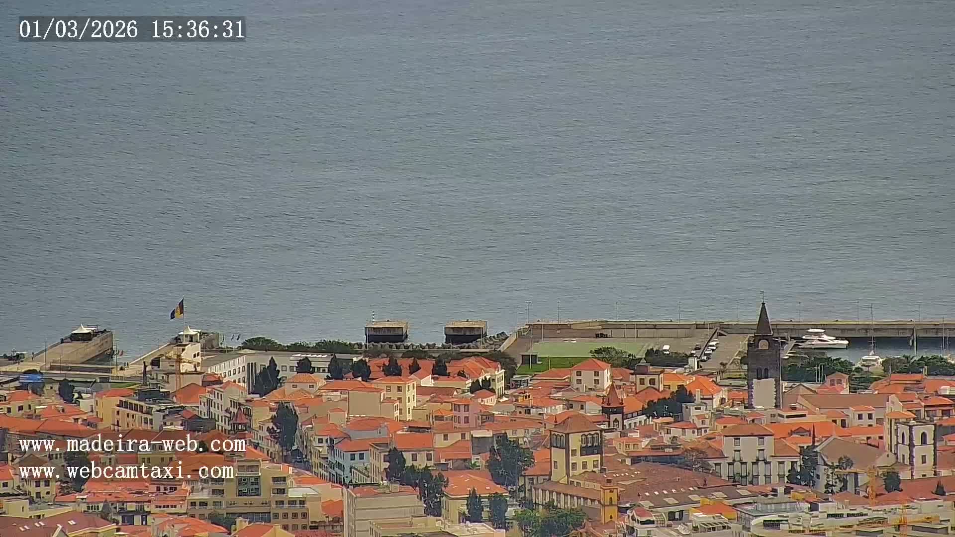 Funchal City  Skyline Live Cam from Sao Roque - Funchal, Madeira, Portugal