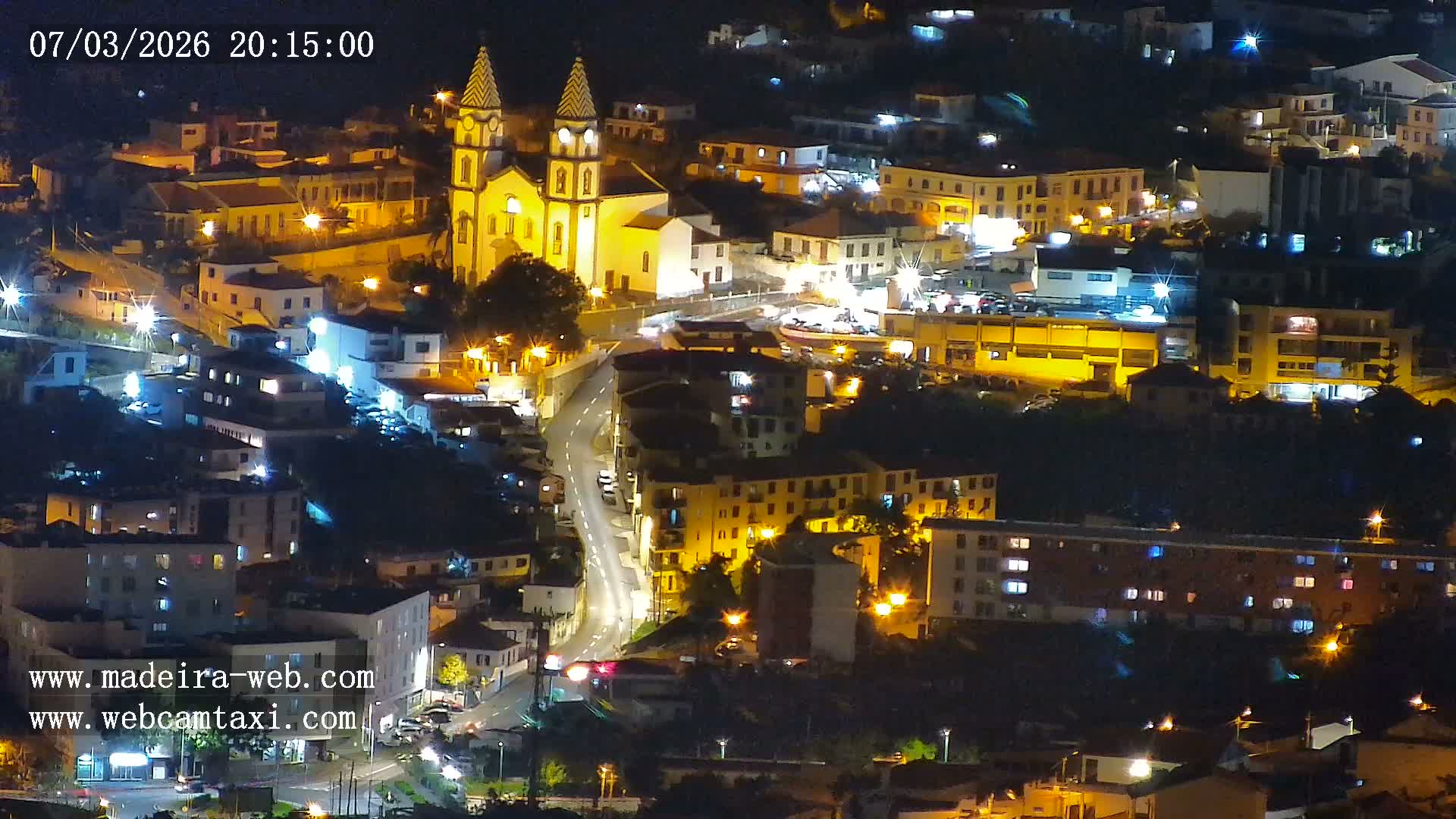 Funchal City  Skyline Live Cam from Sao Roque - Funchal, Madeira, Portugal