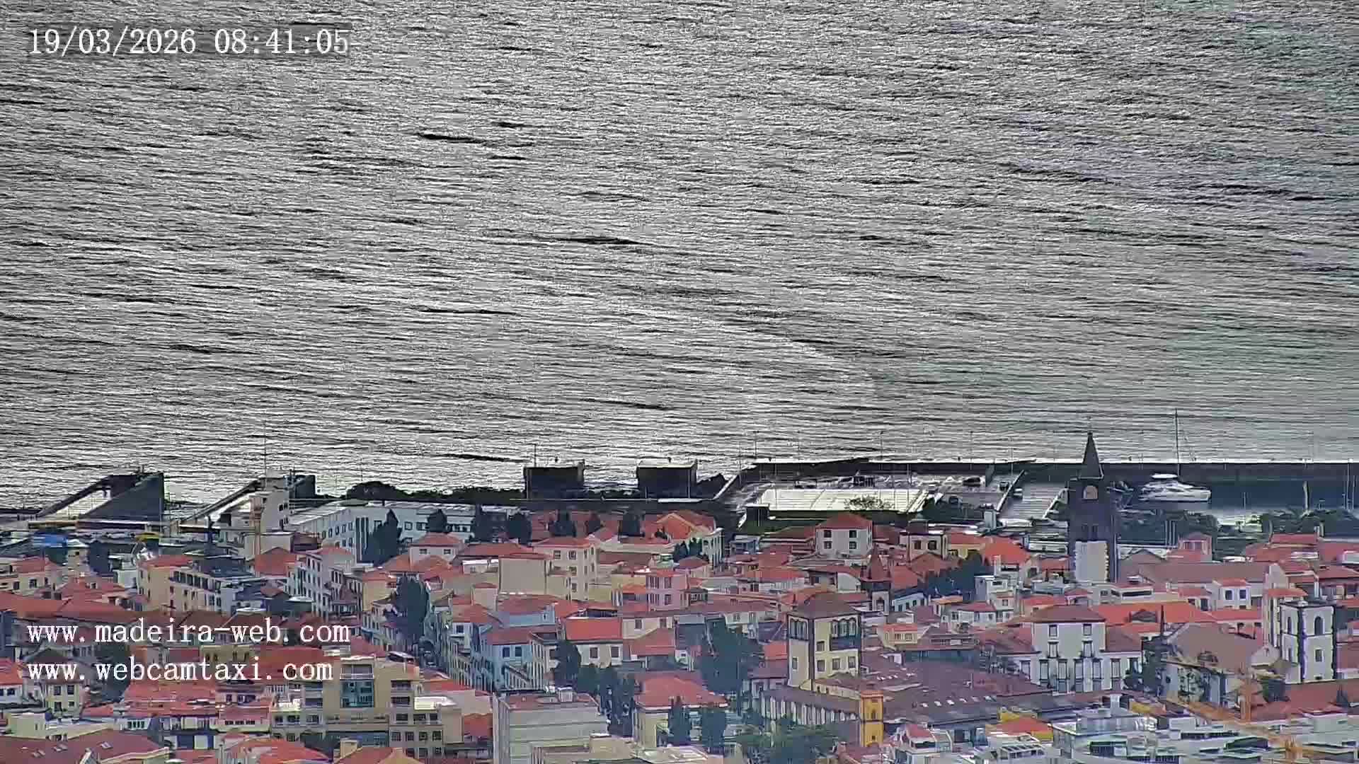 Funchal City  Skyline Live Cam from Sao Roque - Funchal, Madeira, Portugal