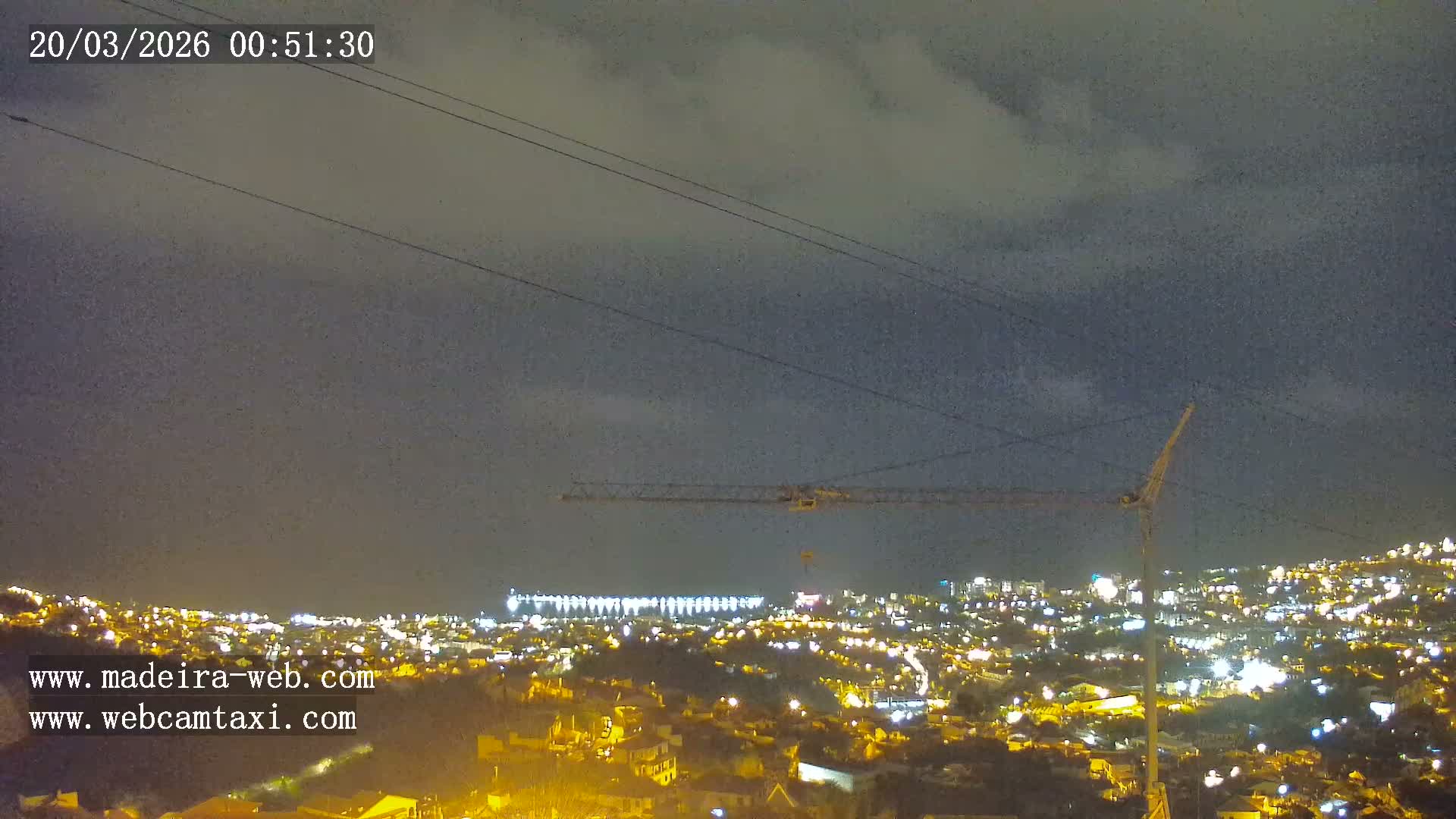 Funchal City  Skyline Live Cam from Sao Roque - Funchal, Madeira, Portugal