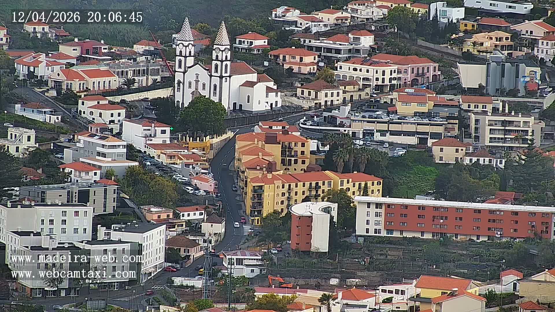 Funchal City  Skyline Live Cam from Sao Roque - Funchal, Madeira, Portugal