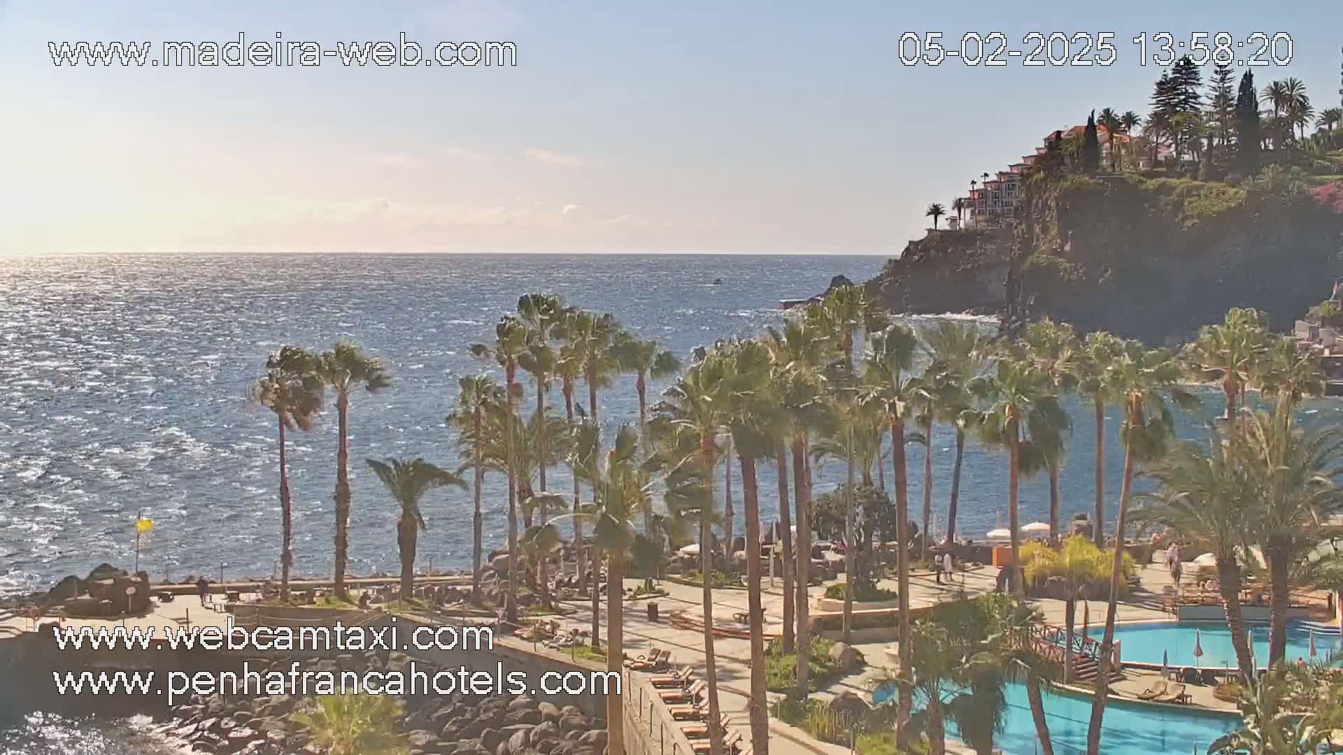 Funchal City View from Penha de Franca Hotel Live Cam - Funchal, Madeira, Portugal