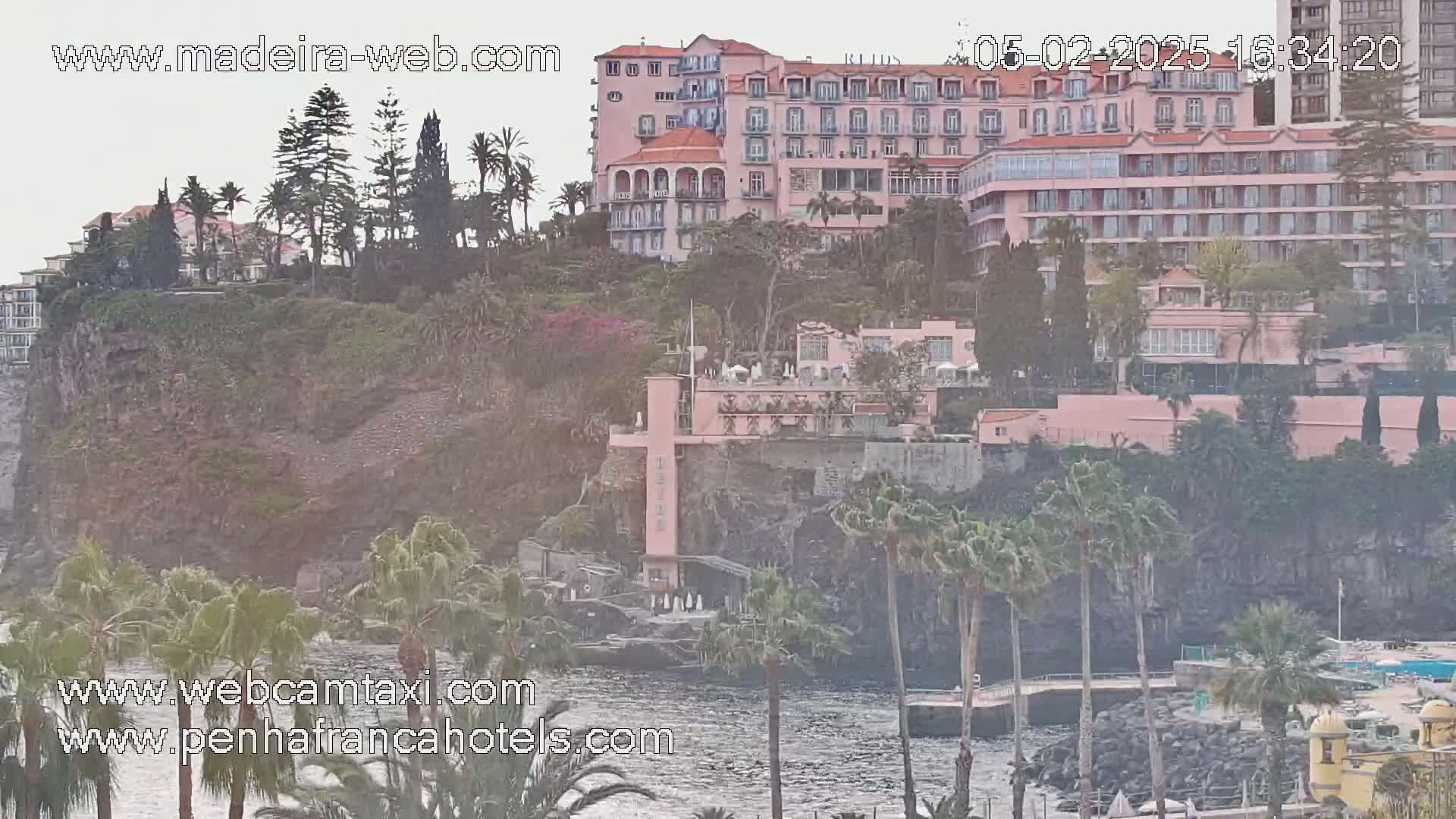 Funchal City View from Penha de Franca Hotel Live Cam - Funchal, Madeira, Portugal