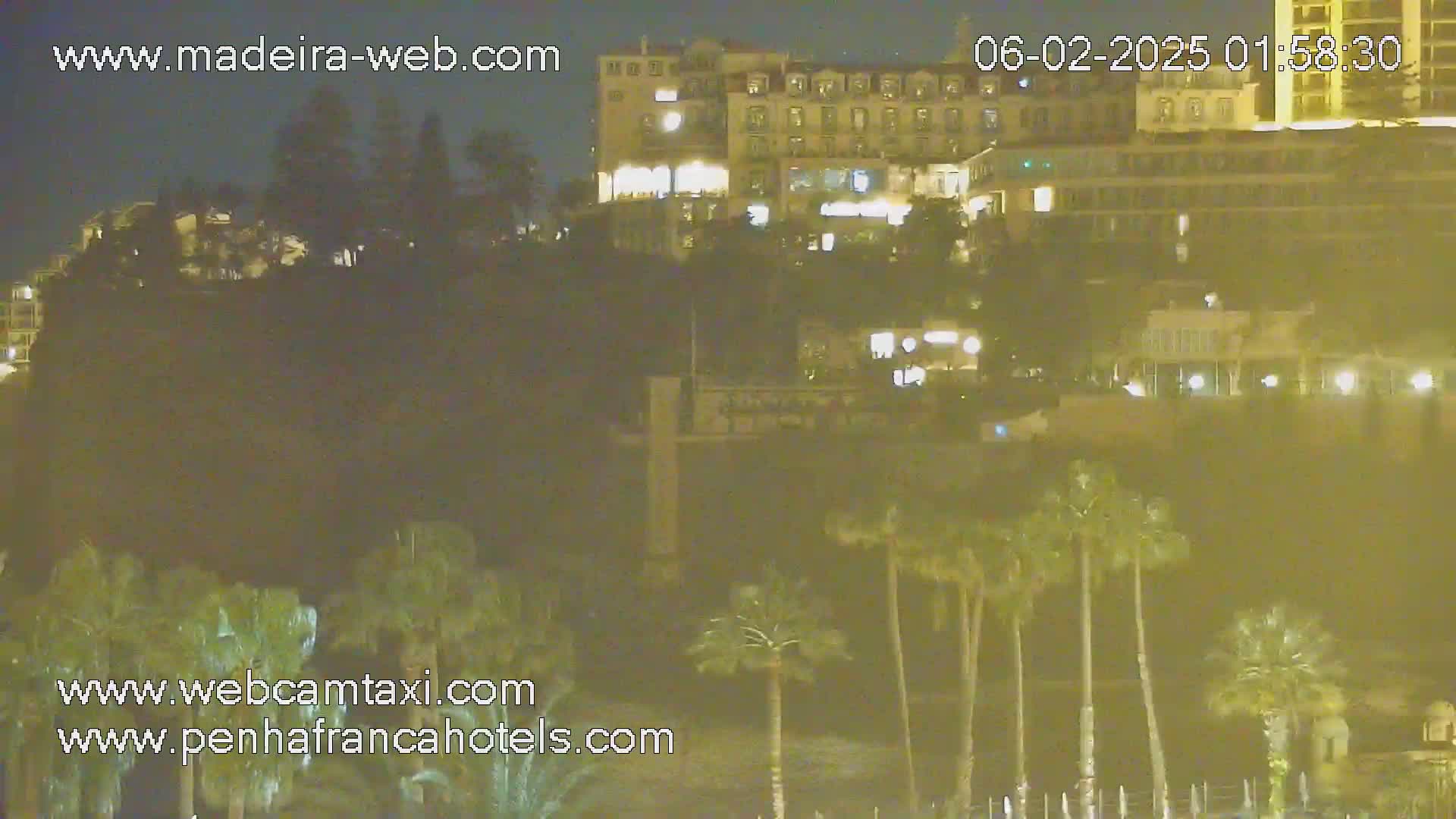 Funchal City View from Penha de Franca Hotel Live Cam - Funchal, Madeira, Portugal
