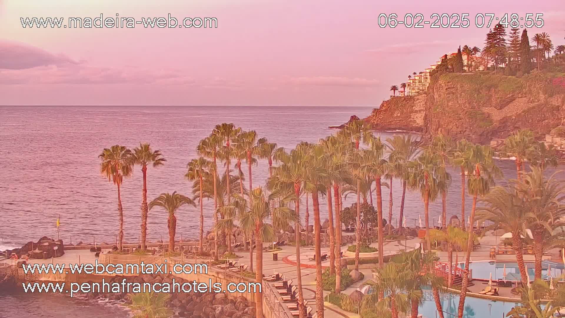 Funchal City View from Penha de Franca Hotel Live Cam - Funchal, Madeira, Portugal