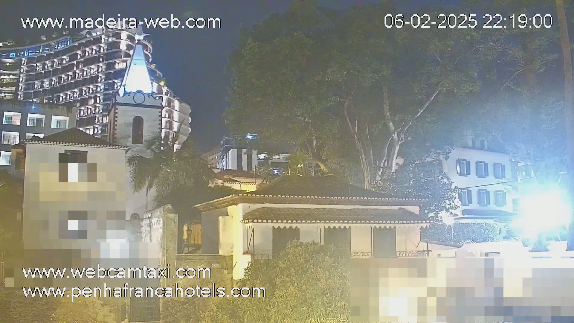 Funchal City View from Penha de Franca Hotel Live Cam - Funchal, Madeira, Portugal
