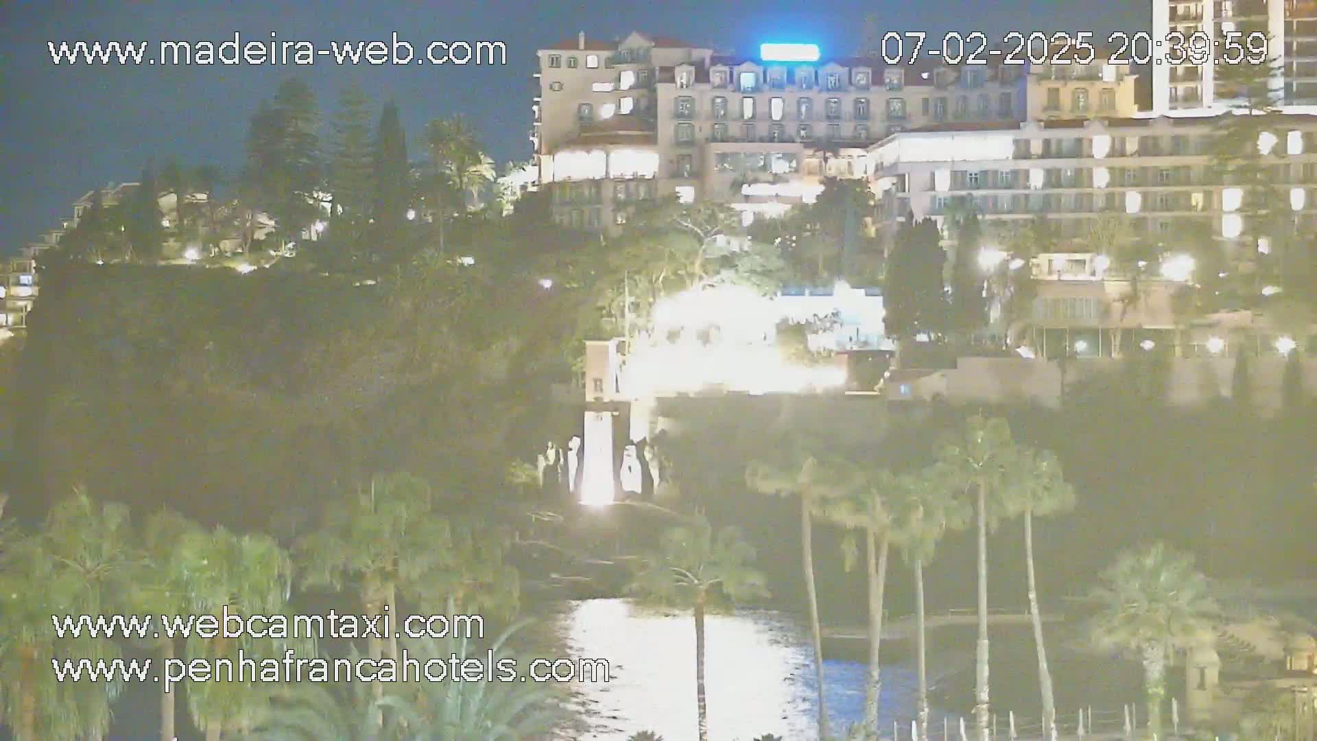 Funchal City View from Penha de Franca Hotel Live Cam - Funchal, Madeira, Portugal