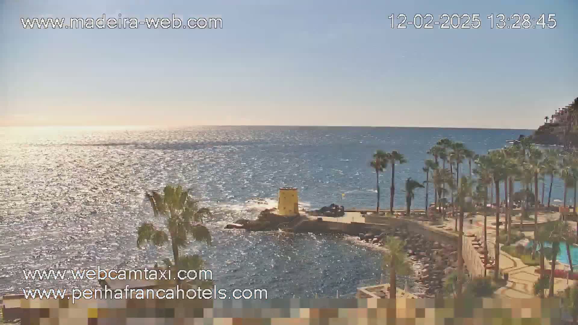 Funchal City View from Penha de Franca Hotel Live Cam - Funchal, Madeira, Portugal