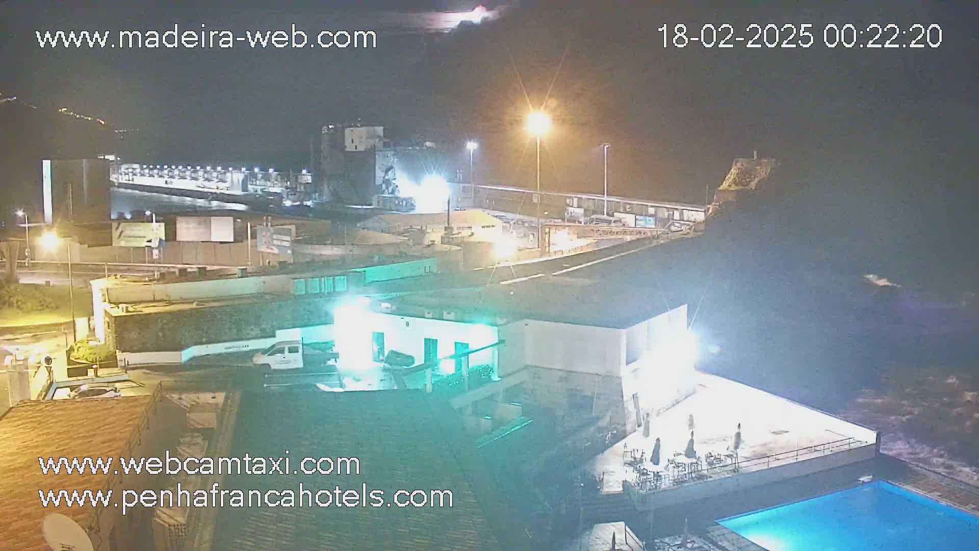 Funchal City View from Penha de Franca Hotel Live Cam - Funchal, Madeira, Portugal