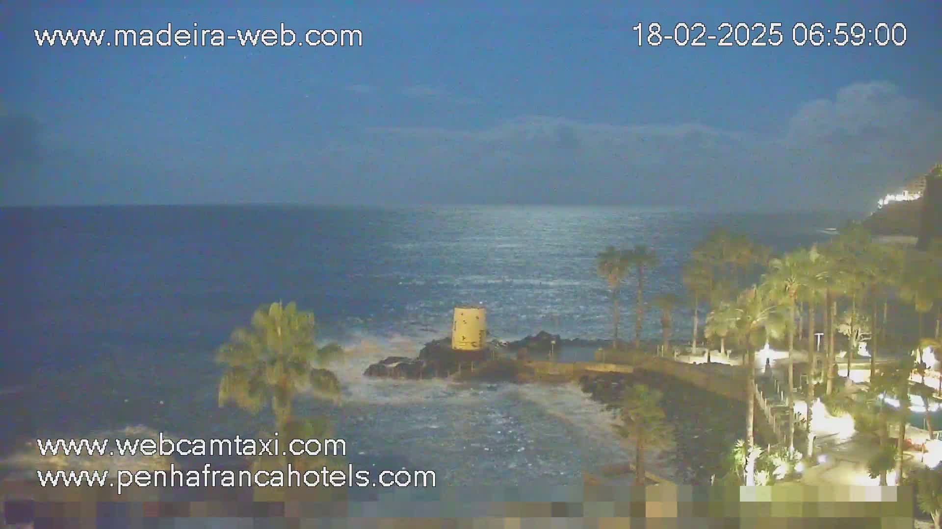 Funchal City View from Penha de Franca Hotel Live Cam - Funchal, Madeira, Portugal