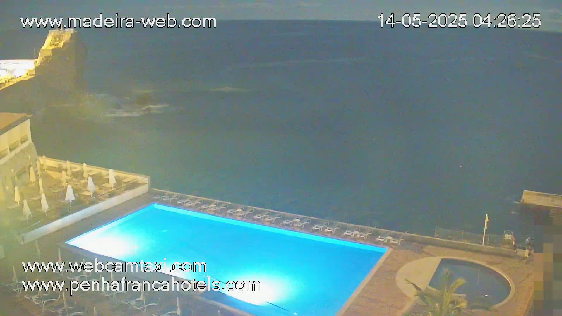 Funchal City View from Penha de Franca Hotel Live Cam - Funchal, Madeira, Portugal