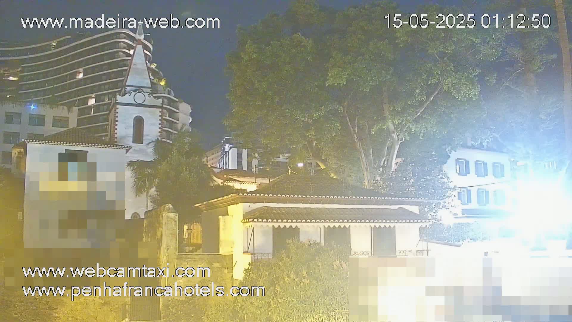Funchal City View from Penha de Franca Hotel Live Cam - Funchal, Madeira, Portugal