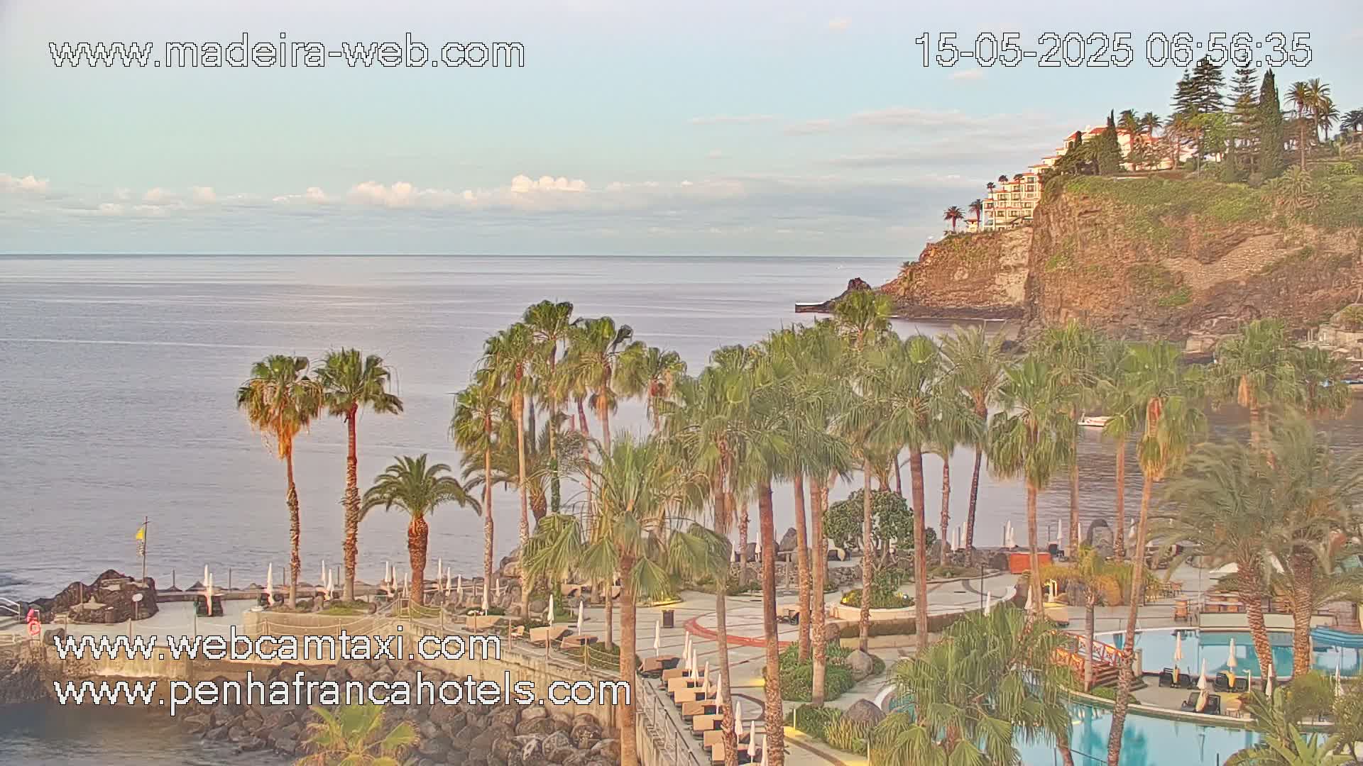 Funchal City View from Penha de Franca Hotel Live Cam - Funchal, Madeira, Portugal