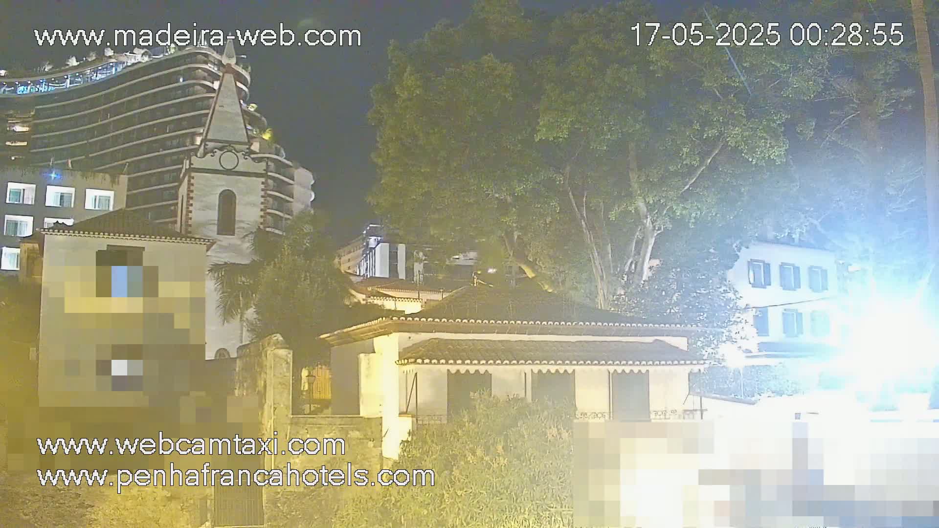 Funchal City View from Penha de Franca Hotel Live Cam - Funchal, Madeira, Portugal