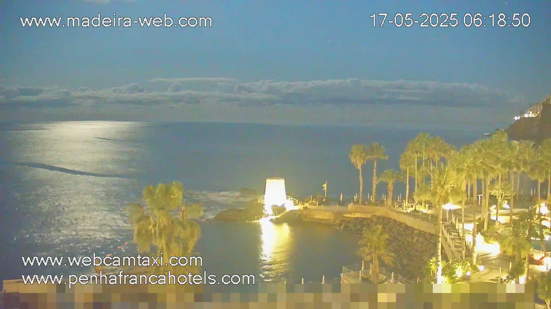 Funchal City View from Penha de Franca Hotel Live Cam - Funchal, Madeira, Portugal