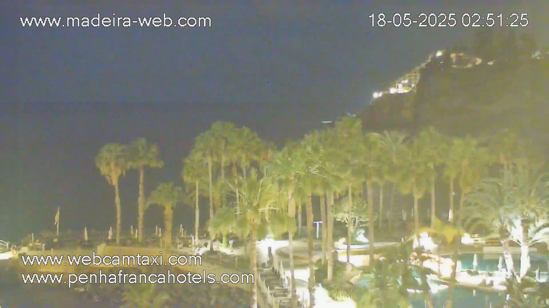 Funchal City View from Penha de Franca Hotel Live Cam - Funchal, Madeira, Portugal