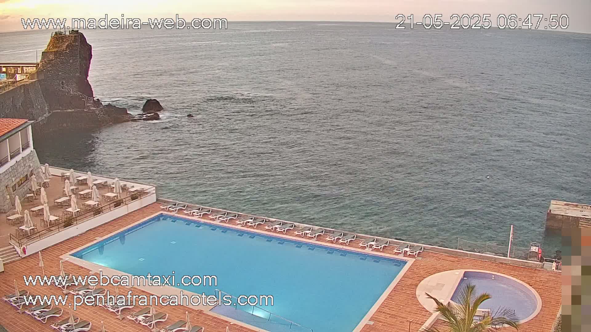 Funchal City View from Penha de Franca Hotel Live Cam - Funchal, Madeira, Portugal