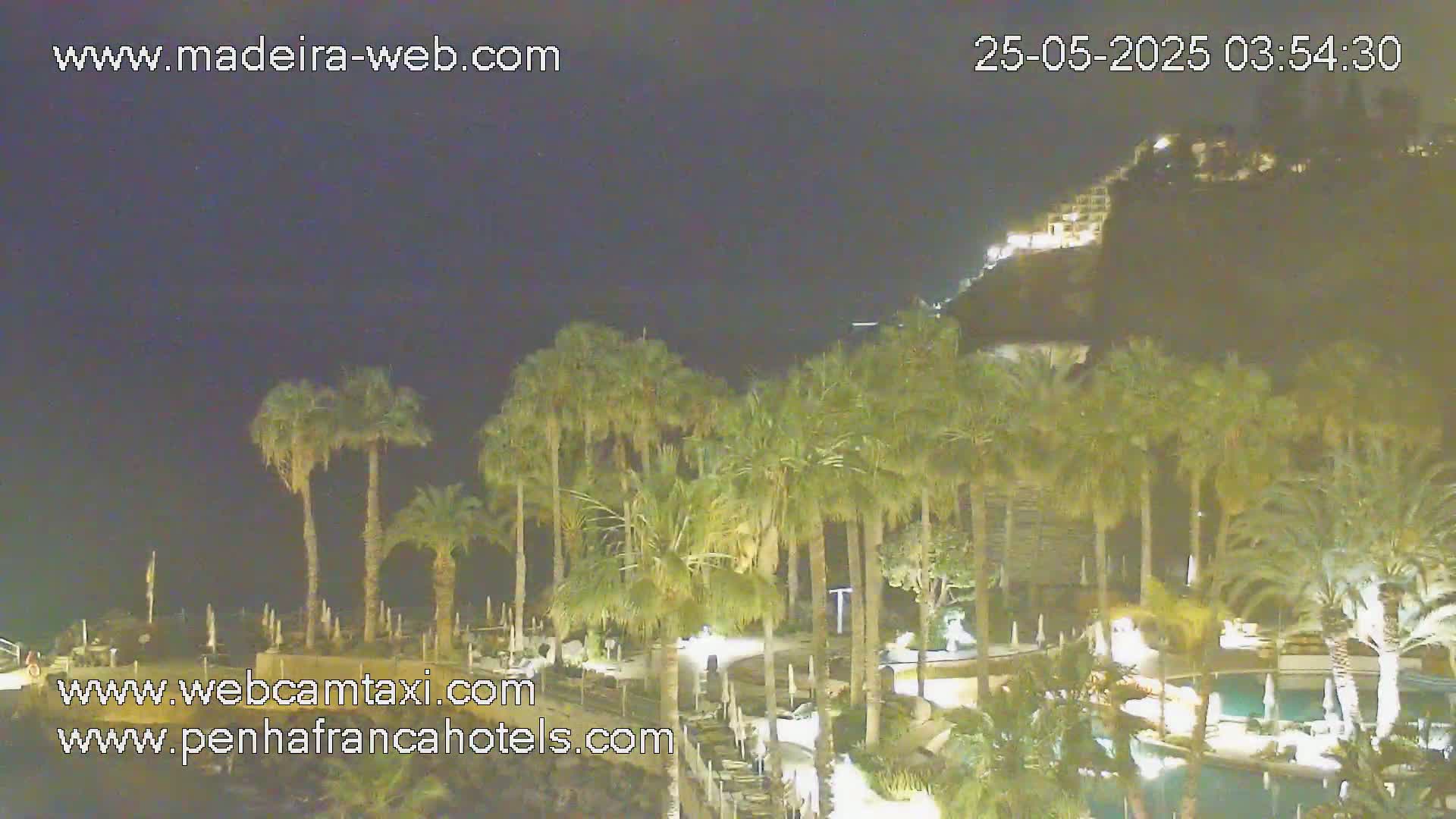 Funchal City View from Penha de Franca Hotel Live Cam - Funchal, Madeira, Portugal