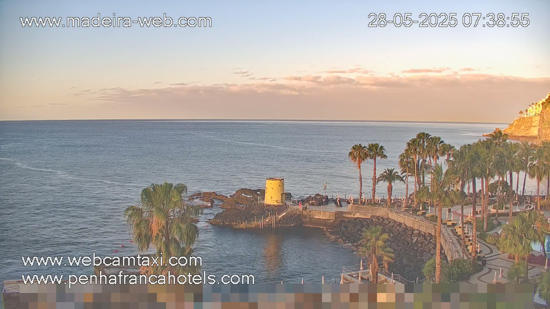 Funchal City View from Penha de Franca Hotel Live Cam - Funchal, Madeira, Portugal