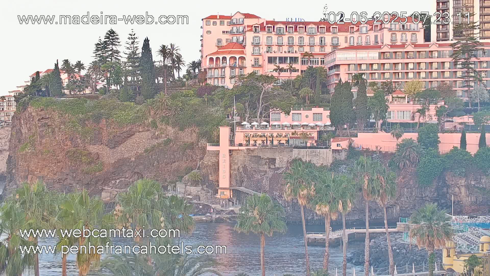 Funchal City View from Penha de Franca Hotel Live Cam - Funchal, Madeira, Portugal