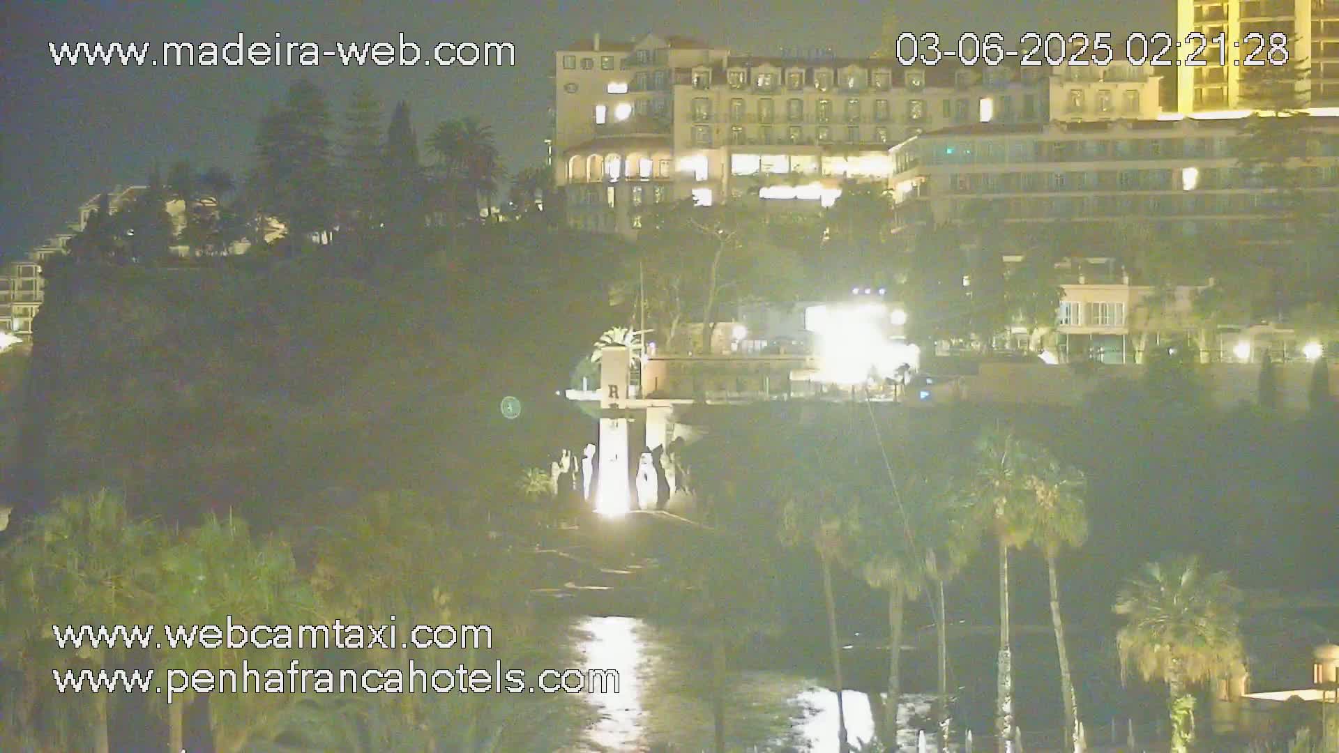 Funchal City View from Penha de Franca Hotel Live Cam - Funchal, Madeira, Portugal
