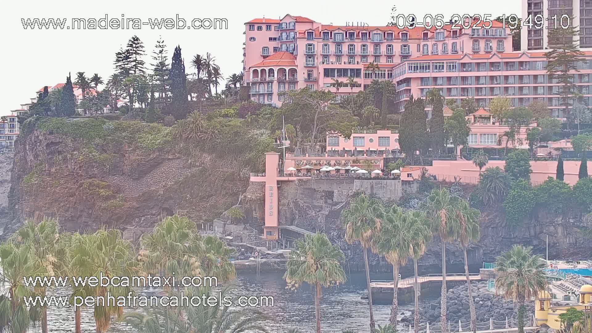 Funchal City View from Penha de Franca Hotel Live Cam - Funchal, Madeira, Portugal