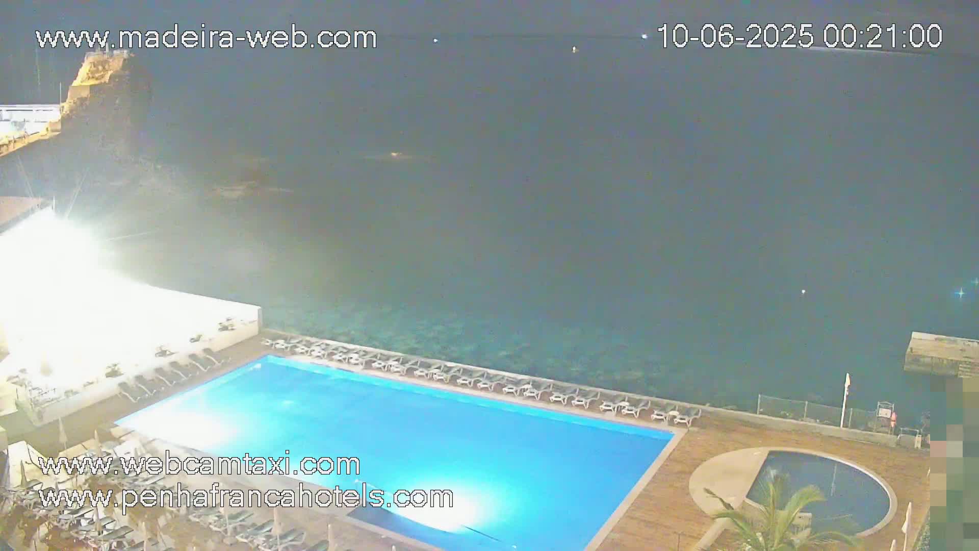 Funchal City View from Penha de Franca Hotel Live Cam - Funchal, Madeira, Portugal