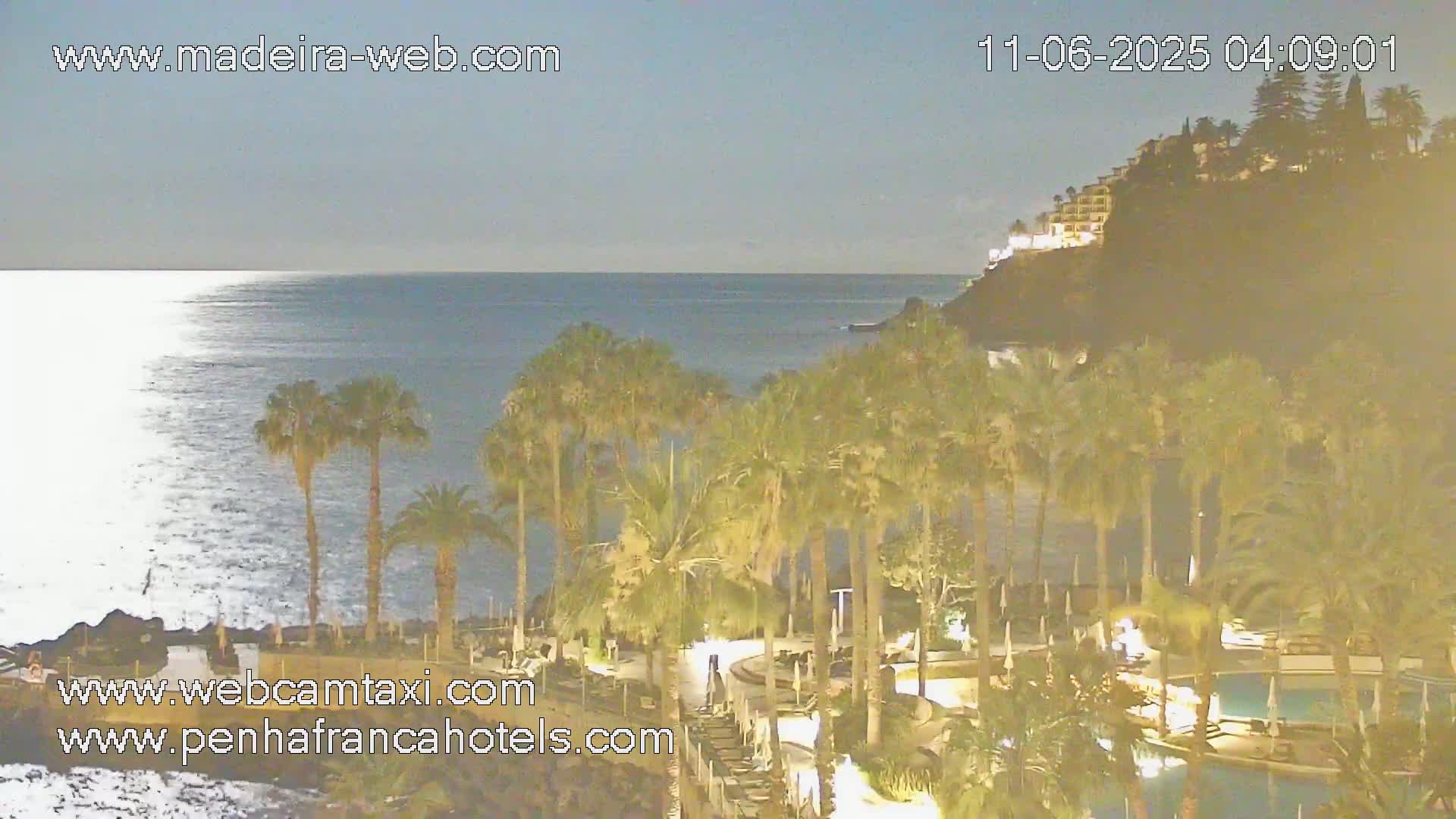 Funchal City View from Penha de Franca Hotel Live Cam - Funchal, Madeira, Portugal