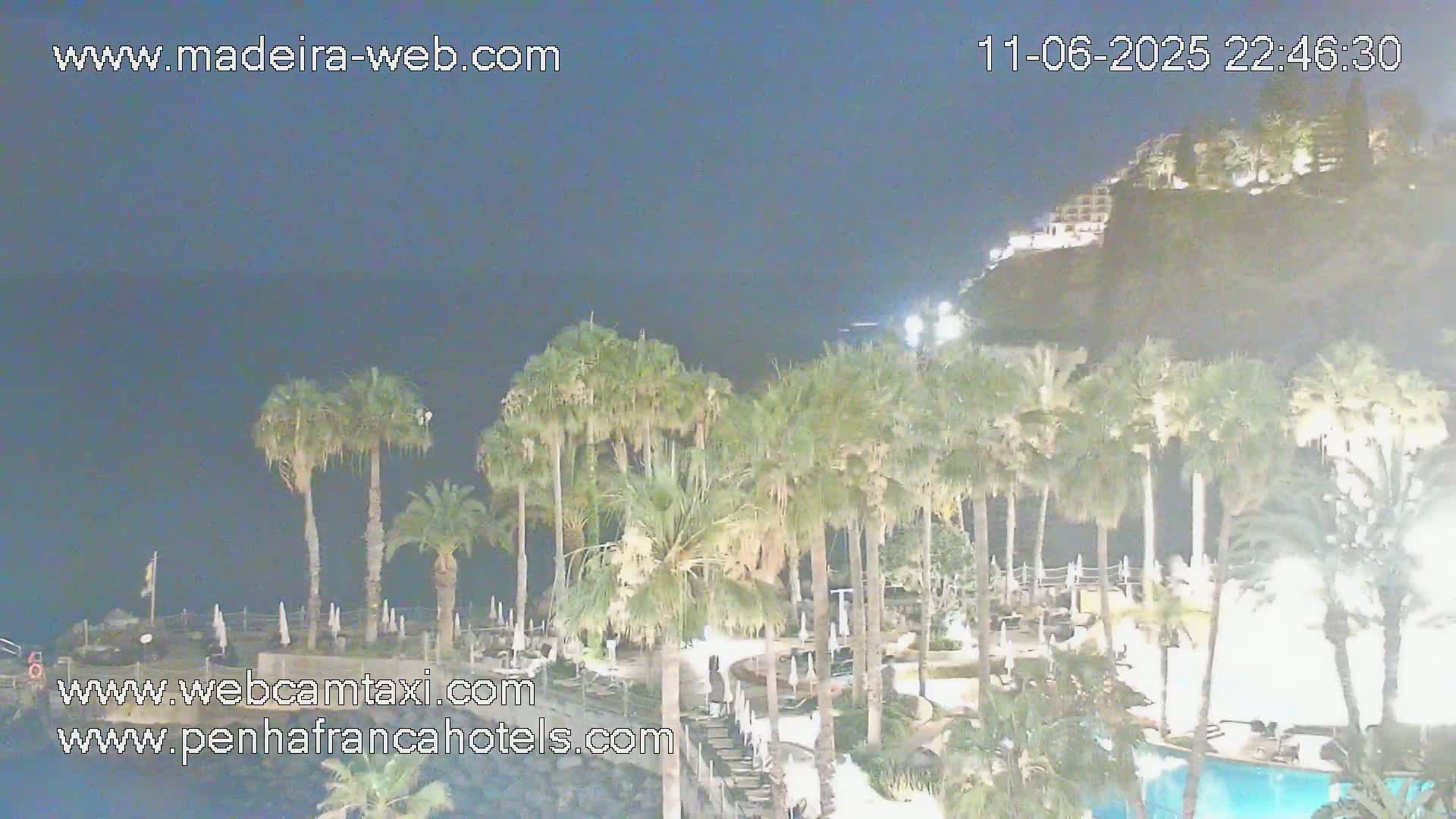 Funchal City View from Penha de Franca Hotel Live Cam - Funchal, Madeira, Portugal
