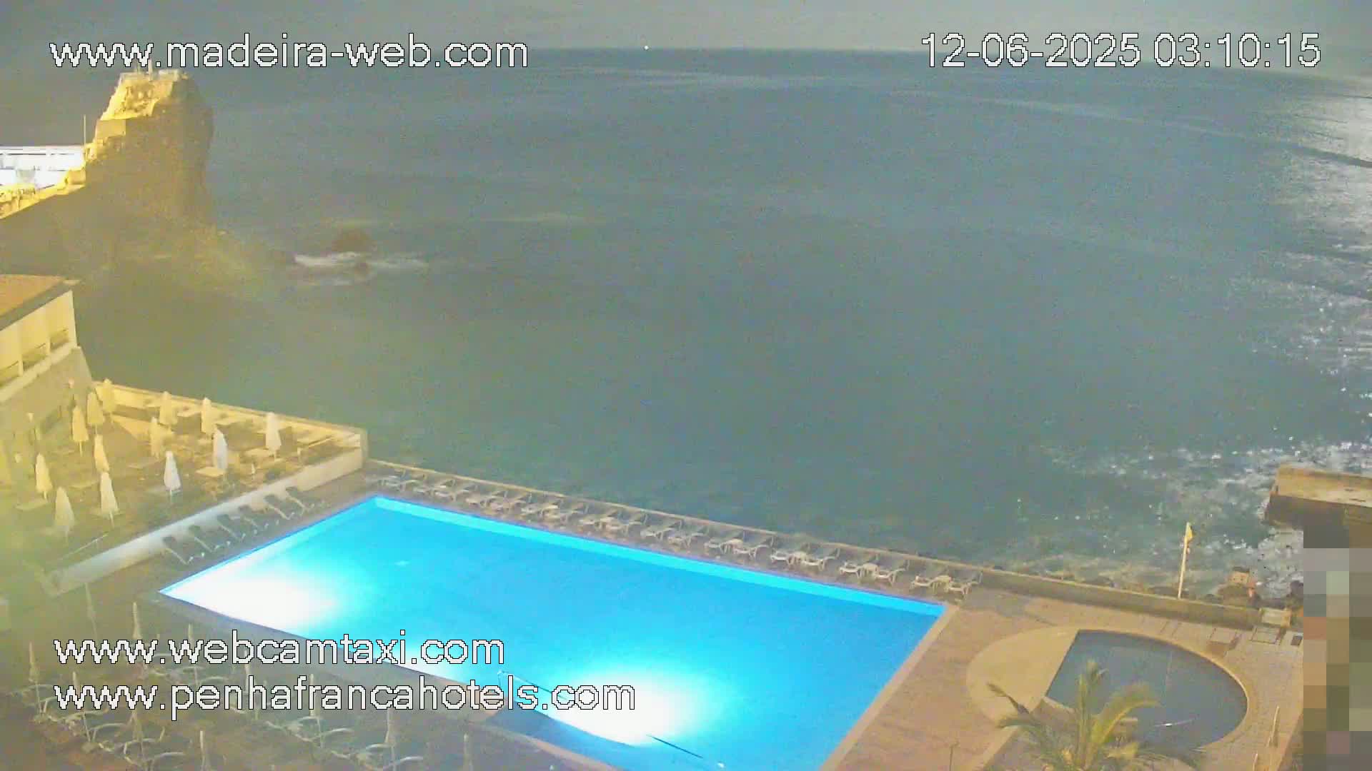 Funchal City View from Penha de Franca Hotel Live Cam - Funchal, Madeira, Portugal