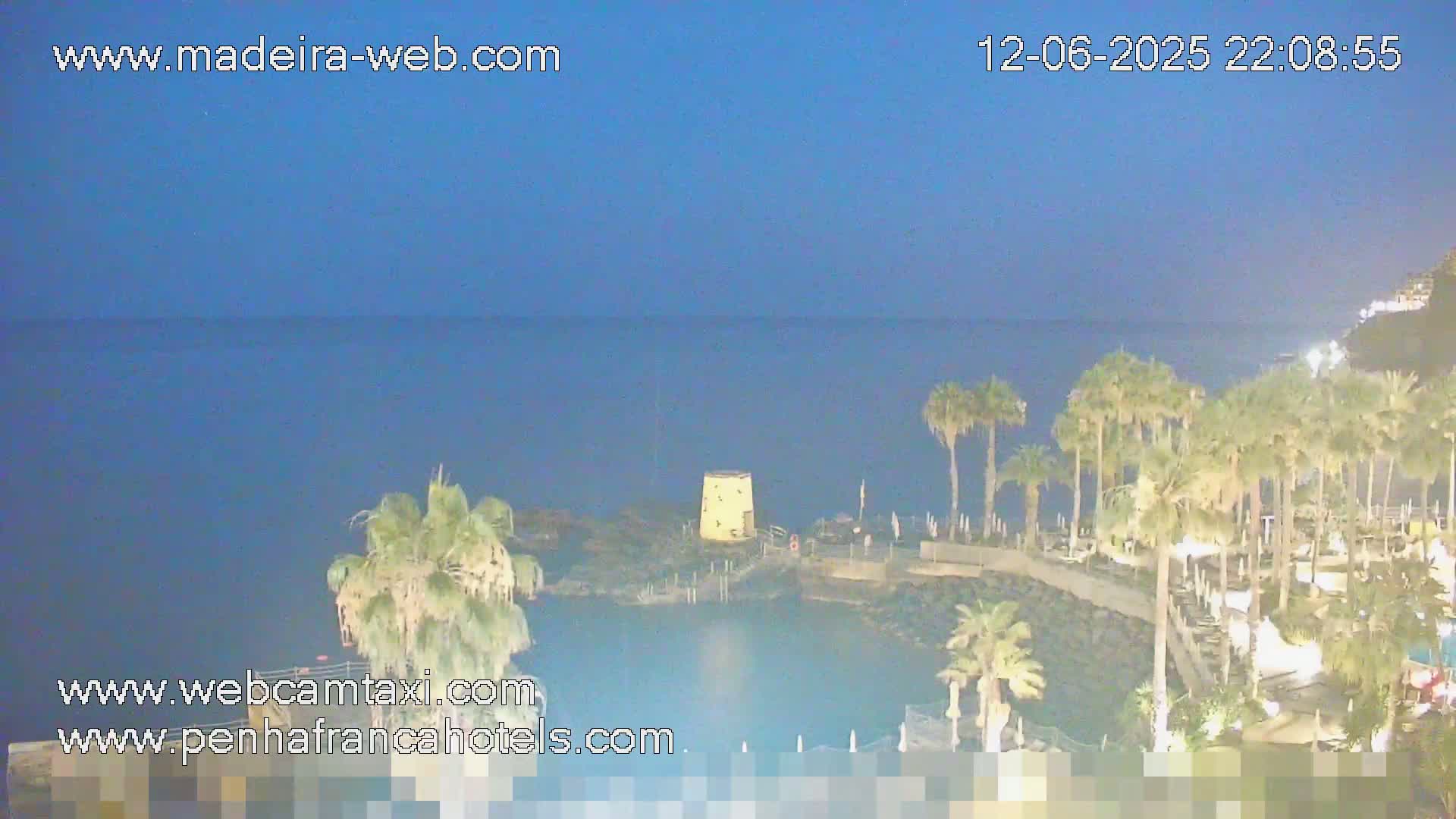 Funchal City View from Penha de Franca Hotel Live Cam - Funchal, Madeira, Portugal