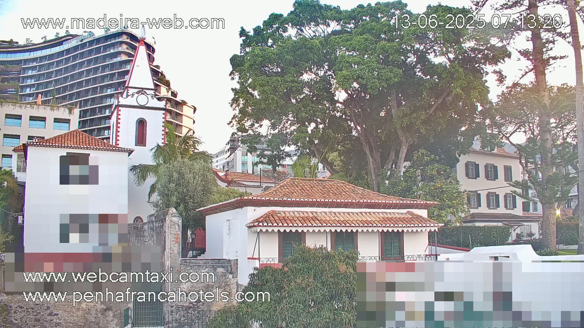 Funchal City View from Penha de Franca Hotel Live Cam - Funchal, Madeira, Portugal