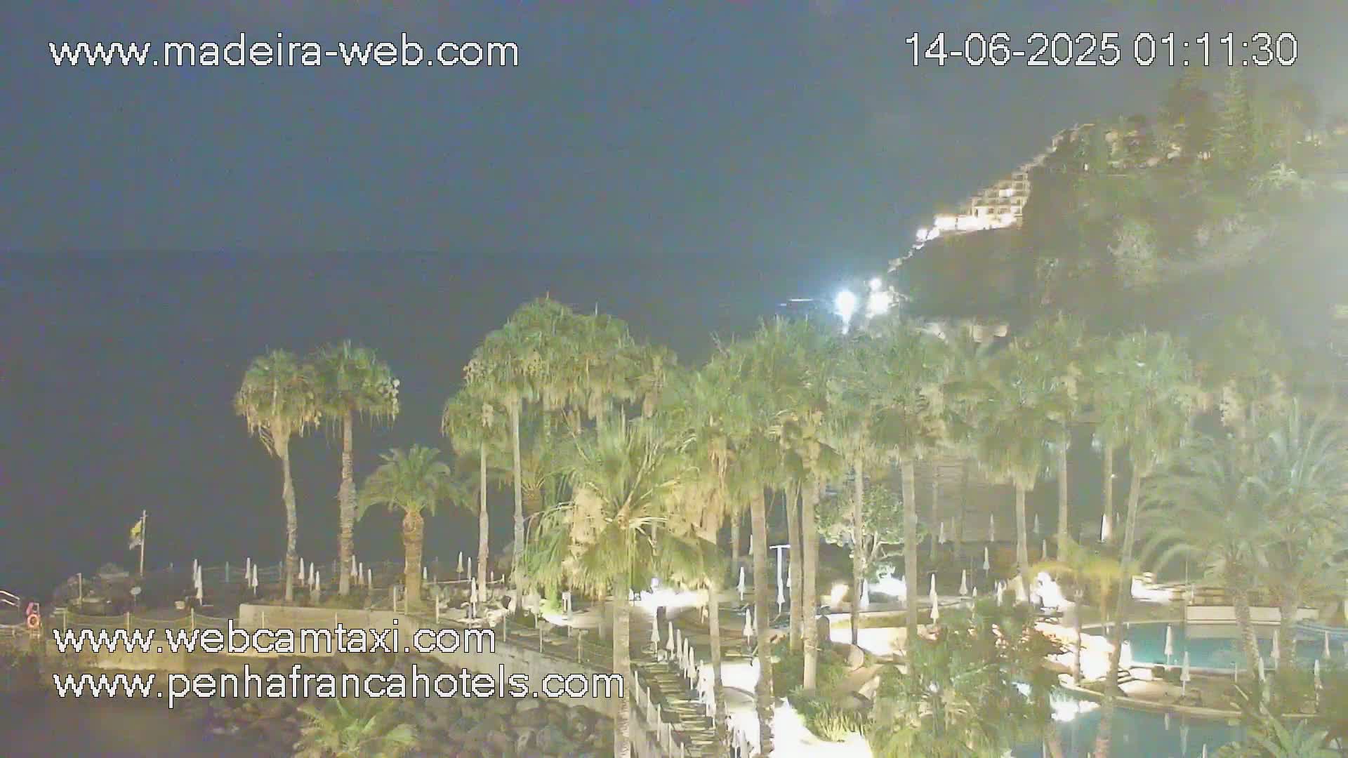 Funchal City View from Penha de Franca Hotel Live Cam - Funchal, Madeira, Portugal