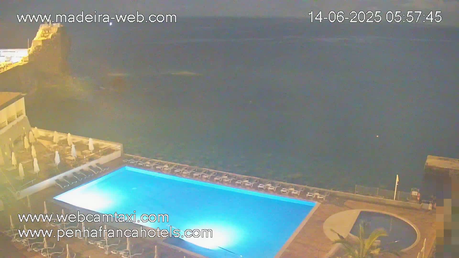 Funchal City View from Penha de Franca Hotel Live Cam - Funchal, Madeira, Portugal
