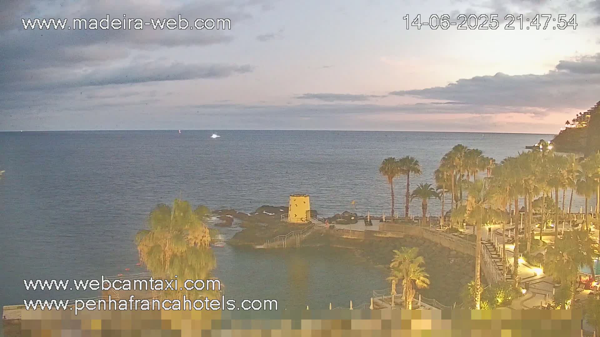 Funchal City View from Penha de Franca Hotel Live Cam - Funchal, Madeira, Portugal