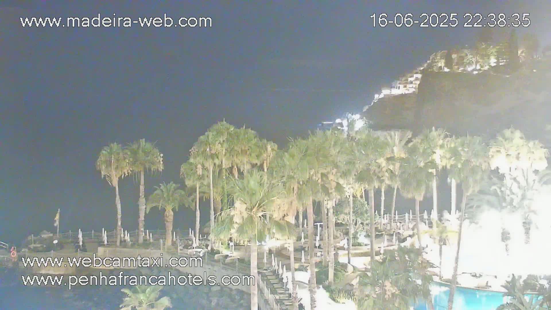 Funchal City View from Penha de Franca Hotel Live Cam - Funchal, Madeira, Portugal