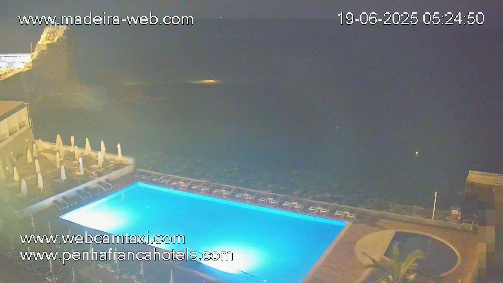 Funchal City View from Penha de Franca Hotel Live Cam - Funchal, Madeira, Portugal