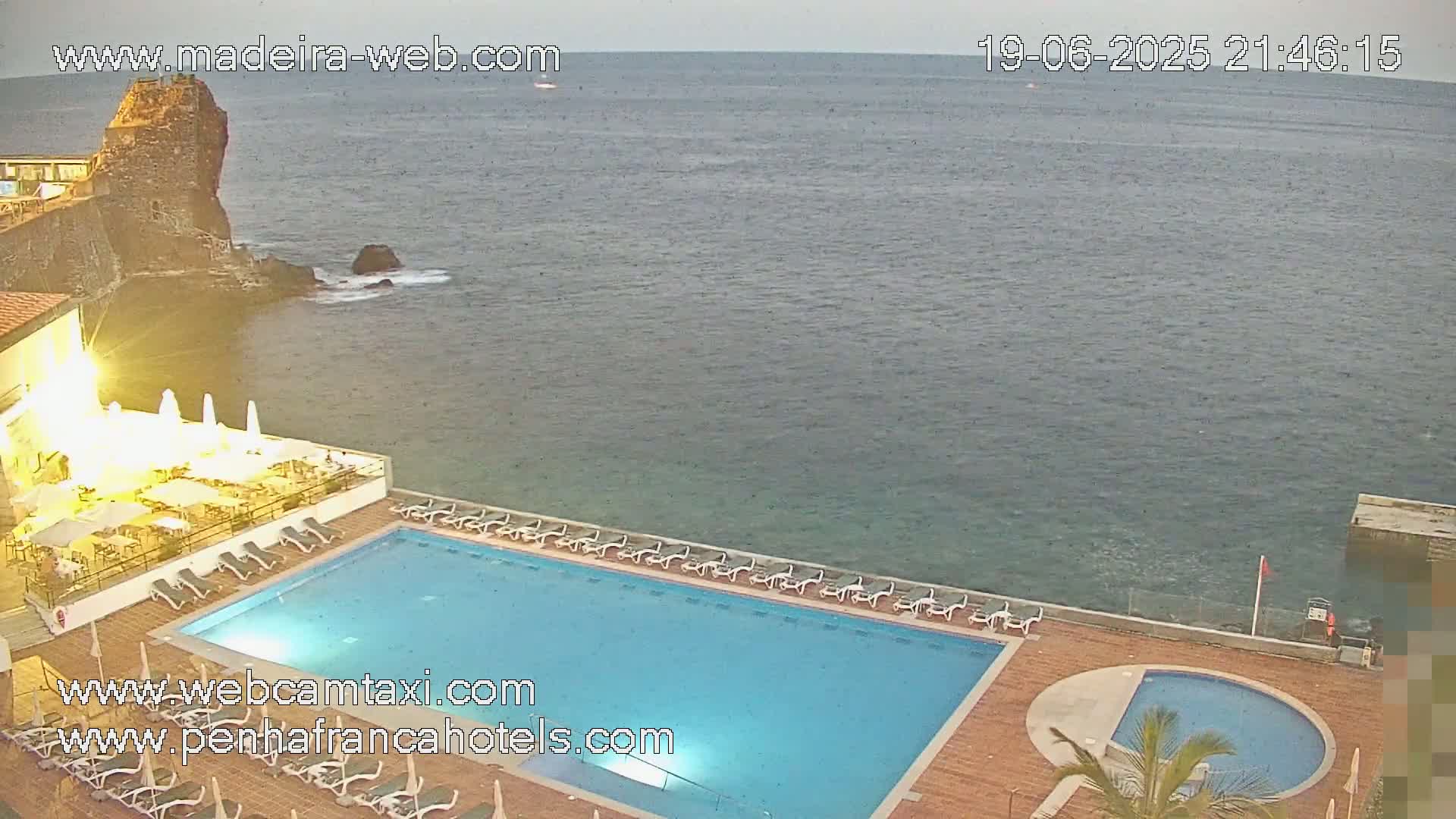 Funchal City View from Penha de Franca Hotel Live Cam - Funchal, Madeira, Portugal